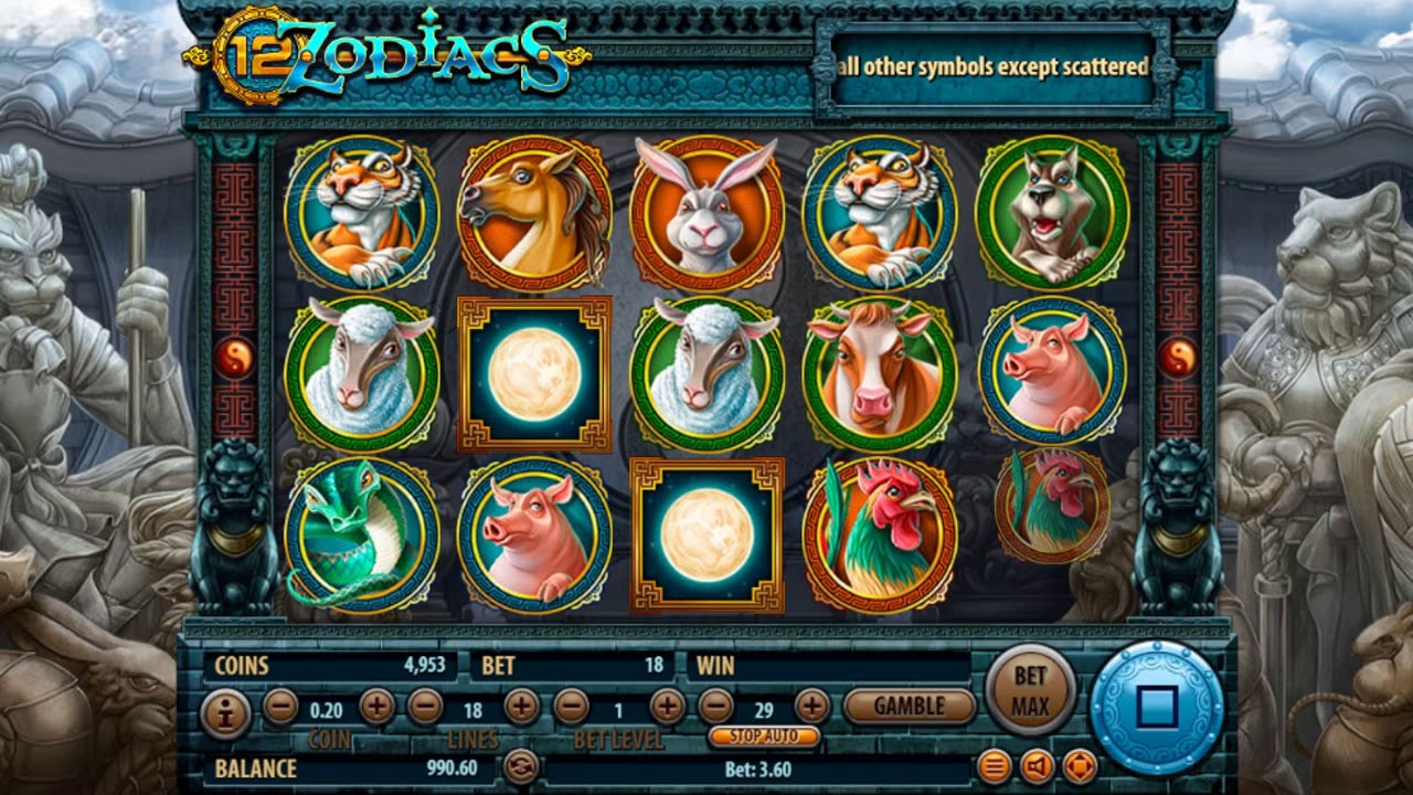 12 Zodiacs Free Spins Feature